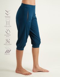 Vayu Relaxed Capri Deep Teal