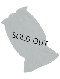 スヌードゴム２本タイプ（スイスドットシフォン）フォレストグリーン