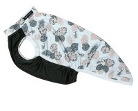 ■即納：サルーキLサイズ　43/76/68(24kg〜２7kg用）UVクール×メッシュタンク（オールドモンステラ×カーキ））