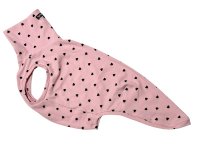 ■即納：サルーキSサイズ　39/70/60(16kg〜19kg用）ストレッチテレコハートプリントタンク（PK)