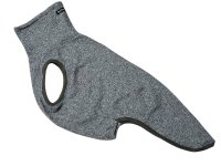 ■即納：サルーキLサイズ　43/76/68(24kg〜２7kg用）★BASIC杢リブタイプ裏起毛ニットウェア（カーキ）
