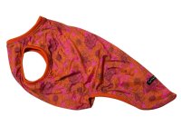 ■即納：サルーキMサイズ　40/72/6３(1９kg〜２２kg用）リバティコットンタンク（オレンジ×ピンク）