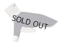 ■即納：ウィペットMサイズ/34/60/50(11~12キロ）　シルバーヒートボア×ネイビー起毛ラグラン