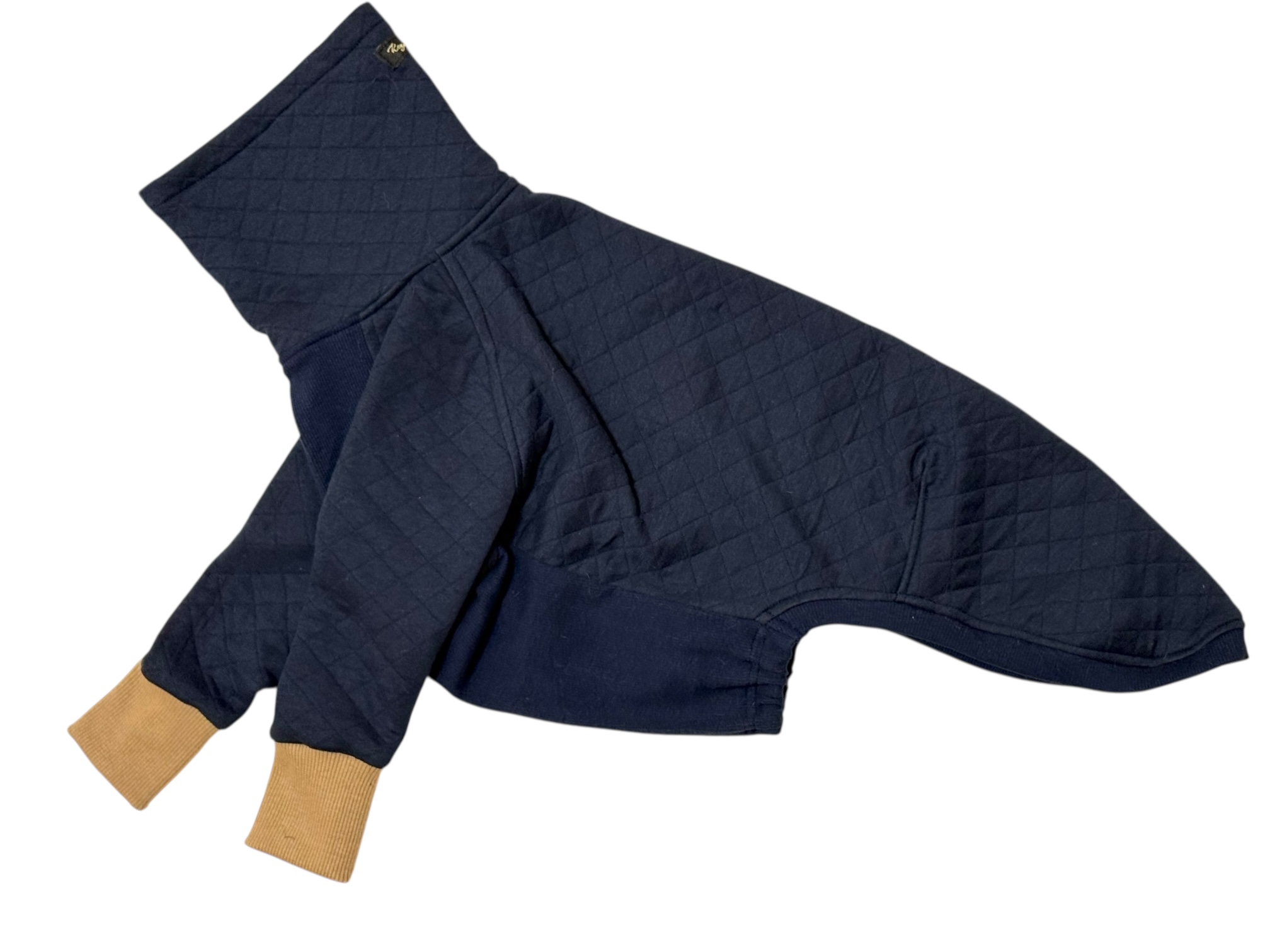 ■即納：ウィペットMサイズ/34/60/50(11~12キロ）　キルトニットラグラントップ（ネイビー）