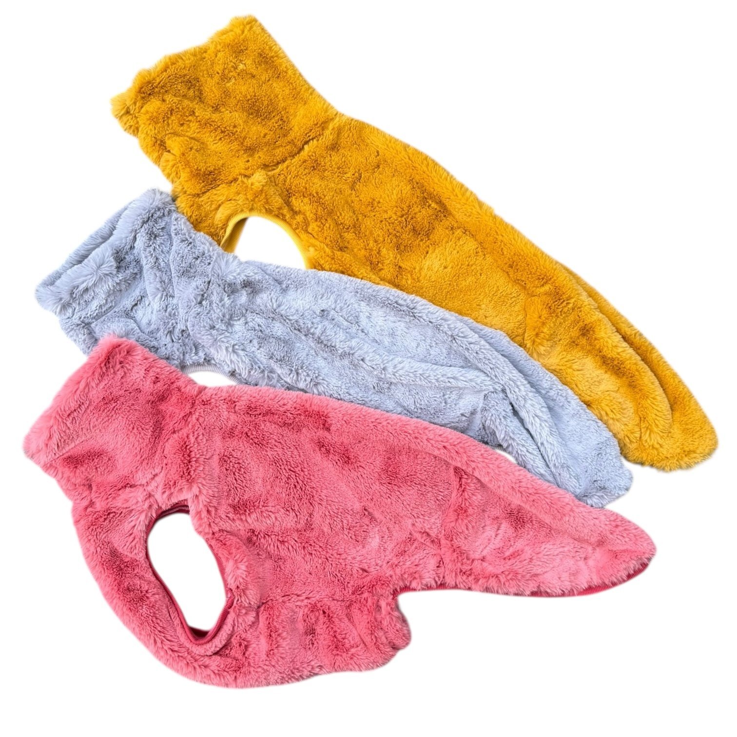 なめらかストレッチフェイクファータンク（全３色）