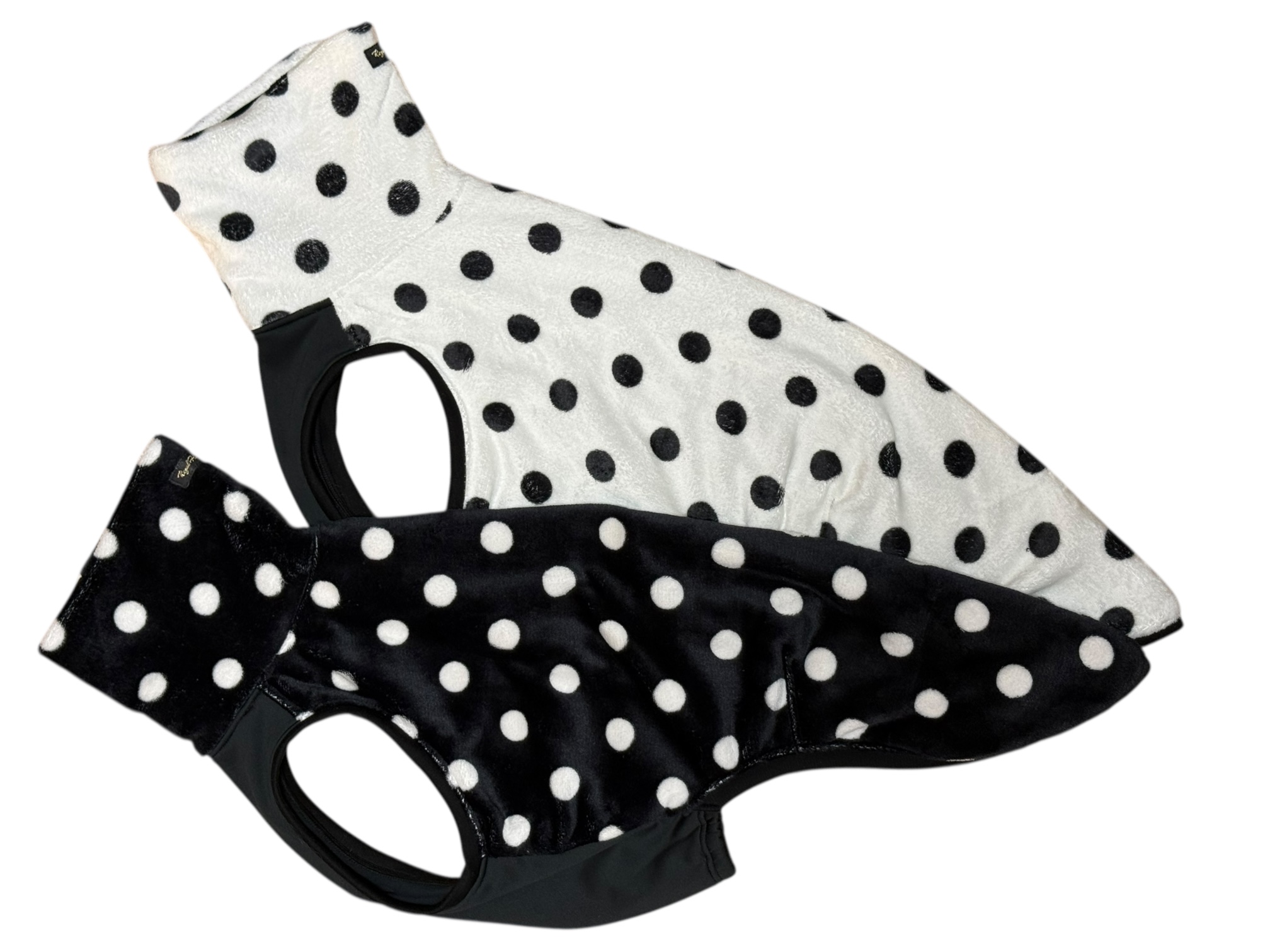 コットンインナーつき　フランネルドットトップ